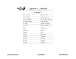 Chpt. 1 Voc List - Scots Spanish 1