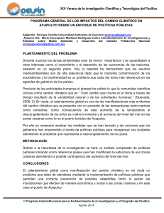 Congreso Nacional del XIV Verano de la Investigación Científica del