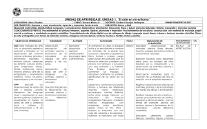 I y II UNIDAD DE APRENDIZAJE MARZO-ABRIL