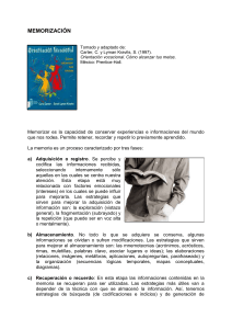 memorización - Augusto Frisancho León