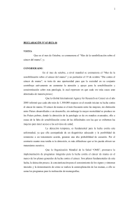 139-HCS-Cáncer de mama - Cámara de Senadores de la Provincia