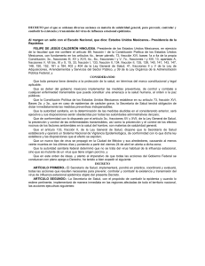 Decreto Influenza - P&aacute;ginas Personales UNAM