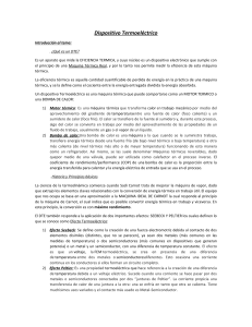 Dispositivo Termoeléctrico