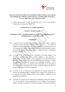 Manual Publicidad - Superintendencia de Control del Poder de