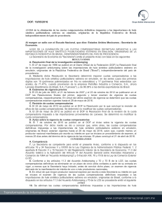 SECRETAR&iacute;A DE ECONOM&iacute;A Lunes, 16 de Mayo