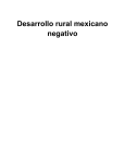 Desarrollo rural mexicano negativo – Tabla de contenido
