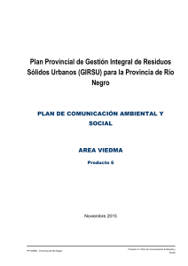 Plna Provincial - Plan de comunicación
