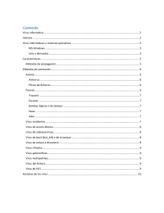 Virus informáticos y sistemas operativos