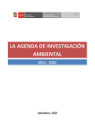 Agenda de Investigación Ambiental - Observatorio de Investigación
