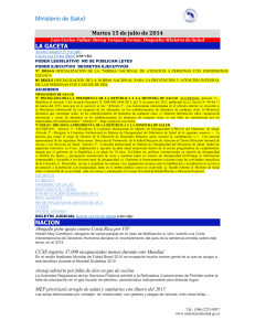 documento - Ministerio de Salud de Costa Rica