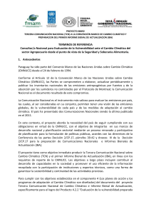 PROYECTO 88492 TERCERA COMUNICACIÓN NACIONAL (TCN