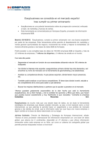 Easybusiness se consolida en el mercado español tras cumplir su