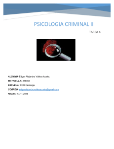 PSICOLOGIA CRIMINAL II