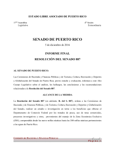 (SENADO), Turismo, Cultura, Recreación y Deportes y Globalización