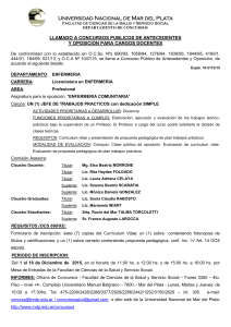 UNIVERSIDAD NACIONAL DE MAR DEL PLATA