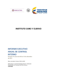 informe ejecutivo anual de control interno