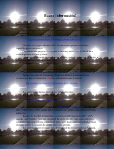 Buena Informaci&oacute;n! - Experiencia Personal sobre el Cambio Climatico