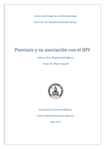 Psoriasis y su asociación con el HIV (Dra. Romina Buttigliero)