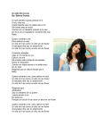 Un A&ntilde;o Sin Lluvia By: Selena Gomez Di que sientes cuando pienso