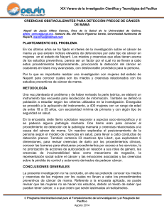 Congreso Nacional del XIV Verano de la Investigación Científica del