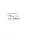 variables aleatorias - Centro Cultural Universitario