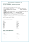 esercizi di ripasso di spagnolo classi prime