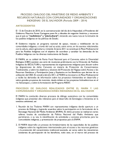 Di&aacute;logo del Ministerio de Medio Ambiente y Recursos