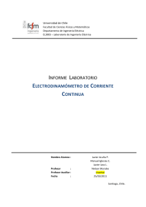 Electrodinamómetro de Corriente Continua - U