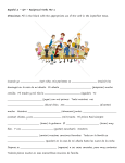 Español 2 – Q4 – Reciprocal Verbs HW 1 Direcciones: Fill in the