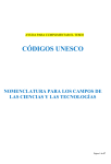Códigos Unesco - Universidad Pública de Navarra