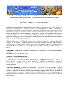 ¿qué es el proyecto euroclima?