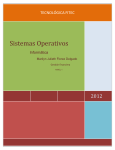 Sistemas Operativos TECNOLÓGICA FITEC 2012 Sistemas