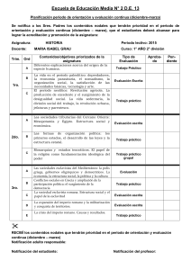 Contenidos Nodales HISTORIA 1º 2ª