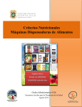 Criterios nutricionales-vending machines