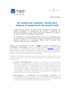 La nueva web de U-tad responde a los valores de U