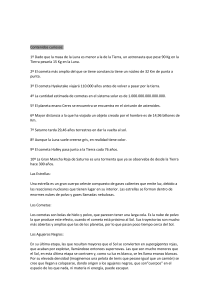 Contenidos curiosos: 1º Dado que la masa de la Luna es menor a la