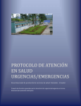 protocolo de atención en salud urgencias/emergencias