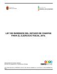 Ley de Ingresos del Estado de Chiapas para el Ejercicio Fiscal 2016