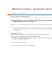 1-Analice el cuadro cl&iacute;nico actual. 2- Plantee el diagnostico positivo