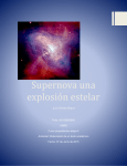 Supernova una explosión estelar