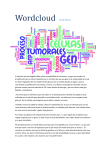 Wordcloud Genética