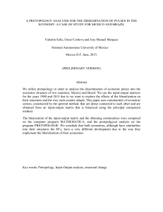 A PRETOPOLOGY ANALYSIS FOR THE DISSEMINATION OF