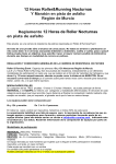 Reglamento - I Roller-Running Night Región de Murcia