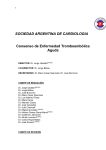 SOCIEDAD ARGENTINA DE CARDIOLOGIA Consenso de