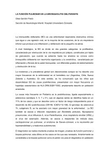 La bronquiolitis obliterante Fitxategia - EHU-OCW