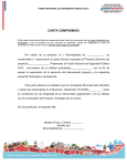 carta compromiso - Fondo Nacional de Seguridad Pública