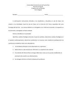 Intruc fisiologia - Universidad Interamericana de Puerto Rico