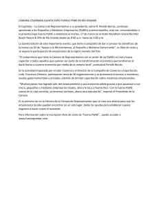 cámara celebrará quinta expo fuerza pyme en río grande