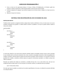 ejercicios programación c - UT-AGS