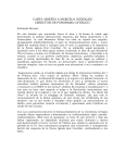 Carta Abierta a Marcelo González, director de Panorama Católico
